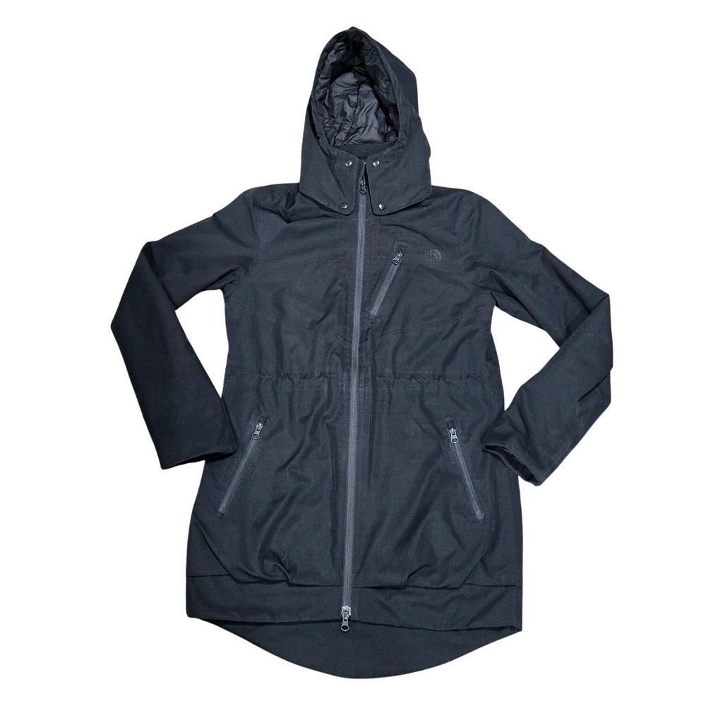 North‎ Face Jacket Womens XS Black Insulated Parka Hood